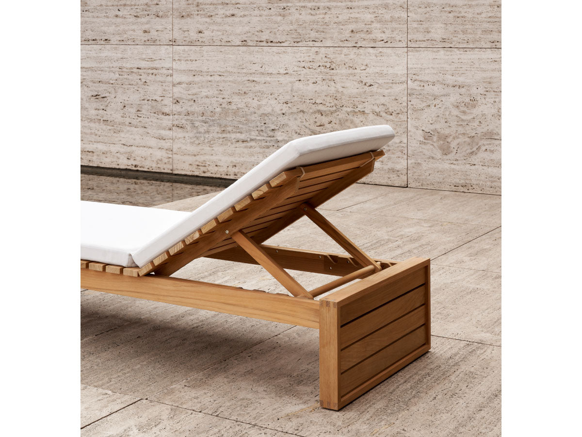 Carl Hansen BK14 Outdoor Sun Lounger Untreated