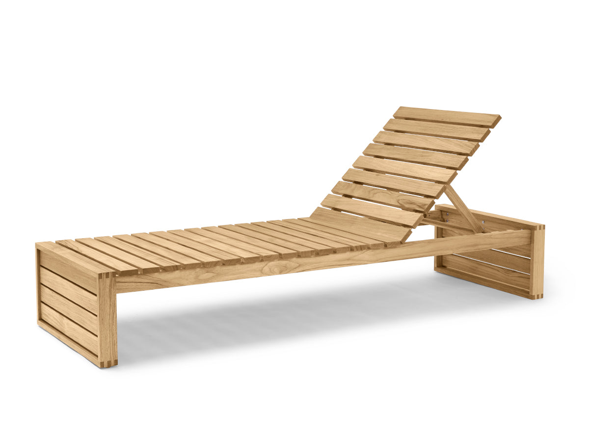 Carl Hansen BK14 Outdoor Sun Lounger Untreated