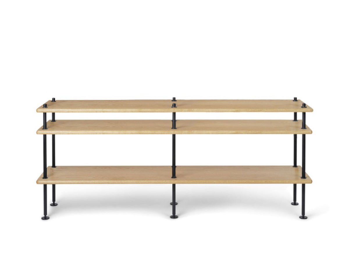 Carl Hansen BM0253 Shelving System 4 | Oak Oiled, Black Frame