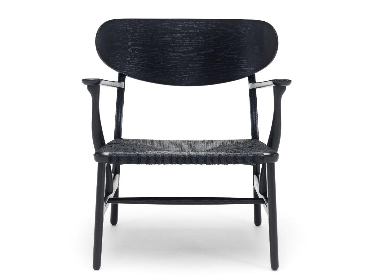Carl Hansen CH22 Chair Black Paper Cord