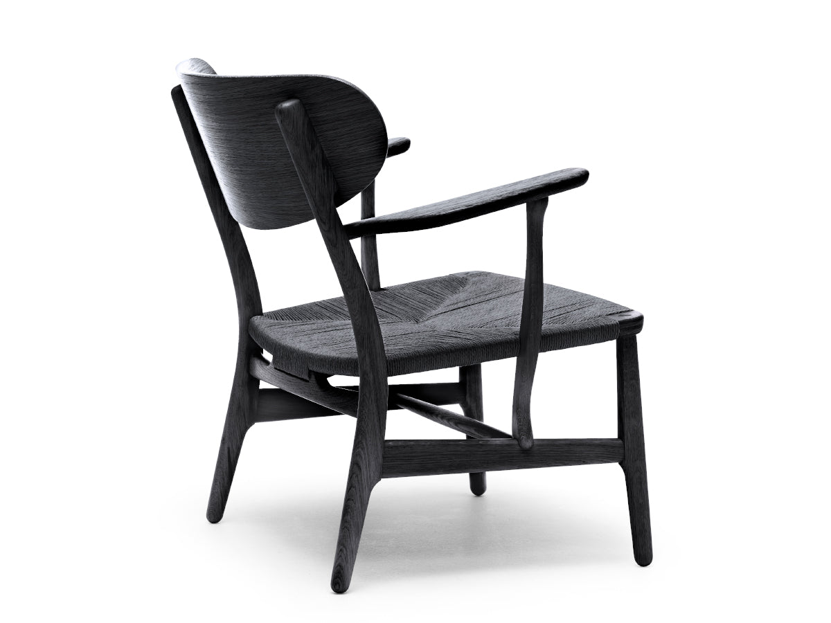 Carl Hansen CH22 Chair Black Paper Cord