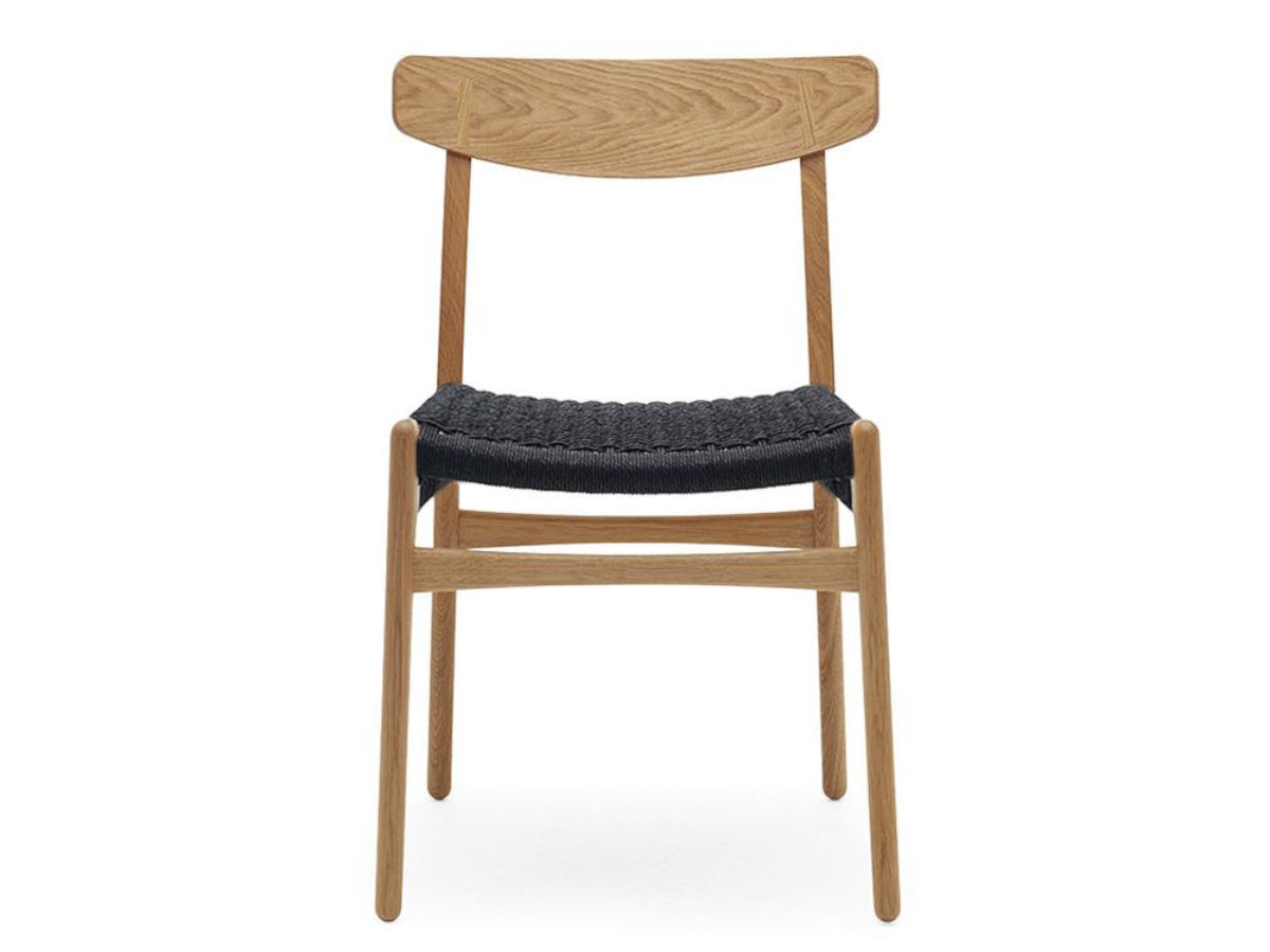Carl Hansen CH23 Chair Black Paper Cord