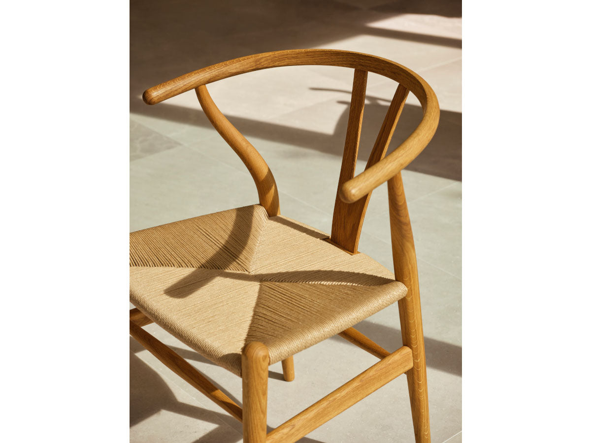 Carl Hansen CH24 Wishbone Chair - Wood Lifestyle Close Up