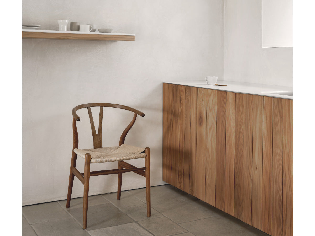 Carl Hansen CH24 Wishbone Chair - Wood Lifestyle in Kitchen