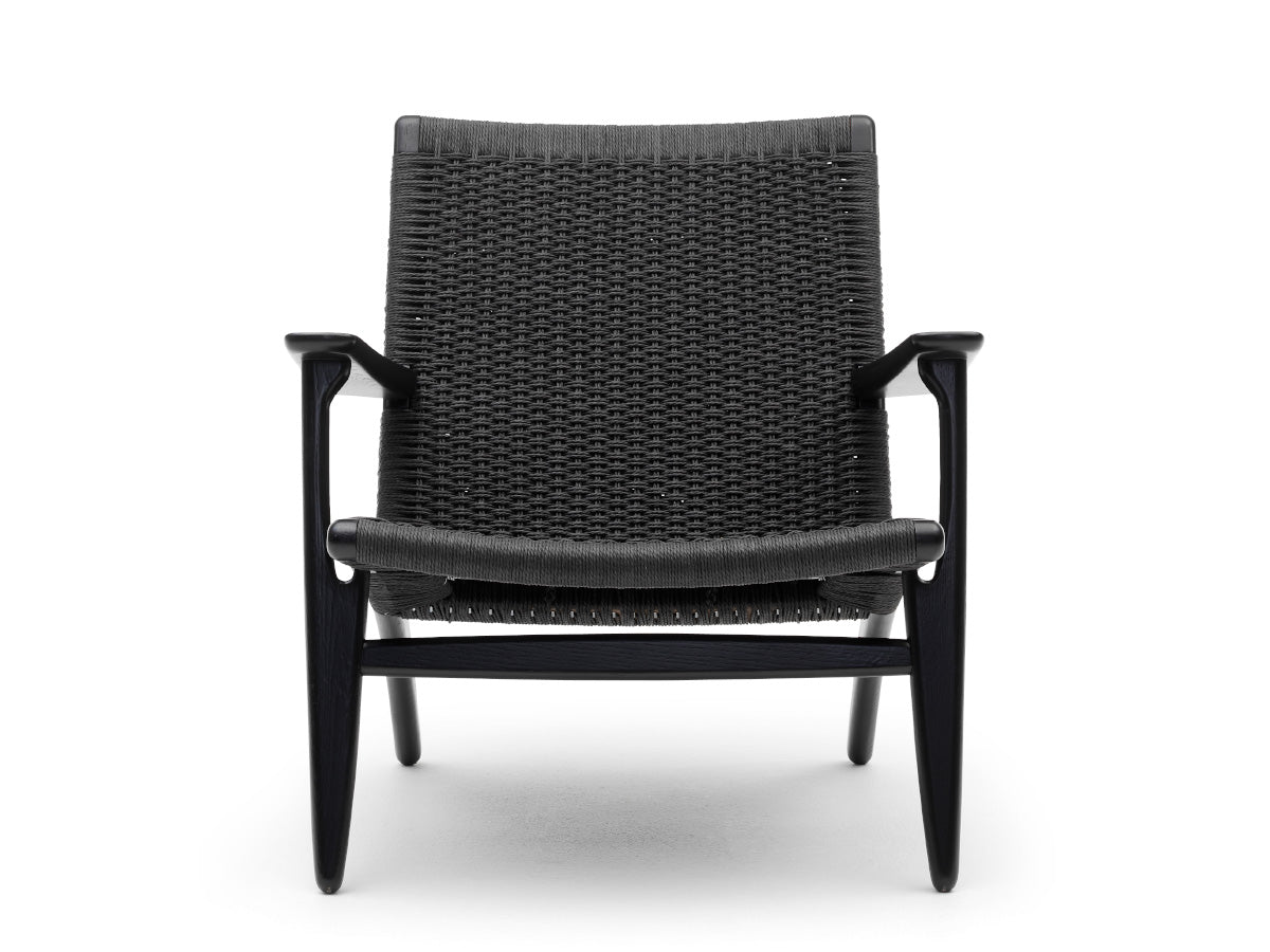 Carl Hansen CH25 Chair Black | Black Papercord Seat