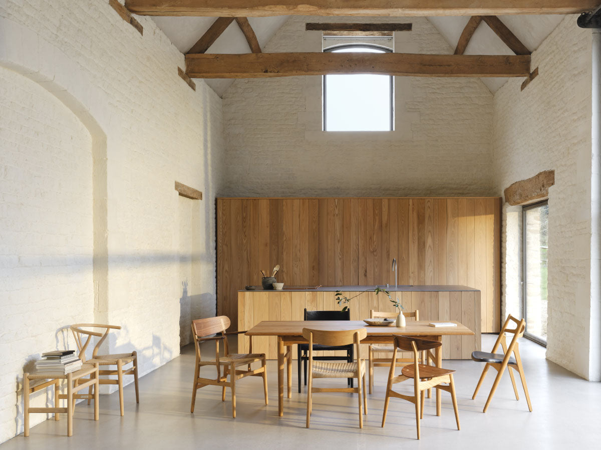 Carl Hansen CH26 Dining Chair Natural Paper Cord