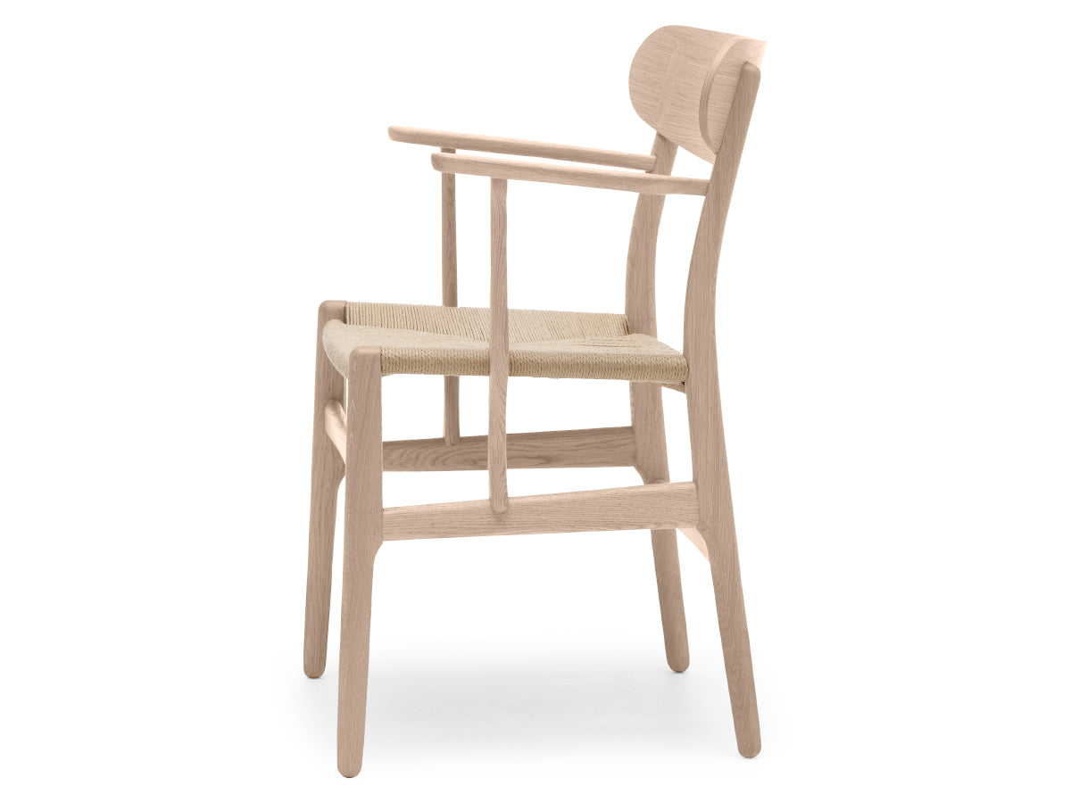 Carl Hansen CH26 Dining Chair Natural Paper Cord