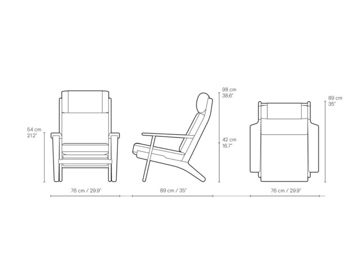 Carl Hansen CH291 Lounge Chair