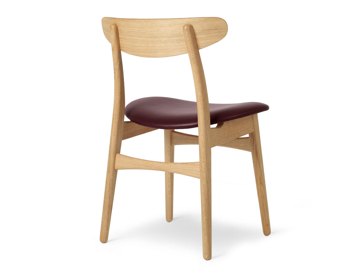 Carl Hansen CH30P Chair | Oak Oil | SIF93 - Rear View