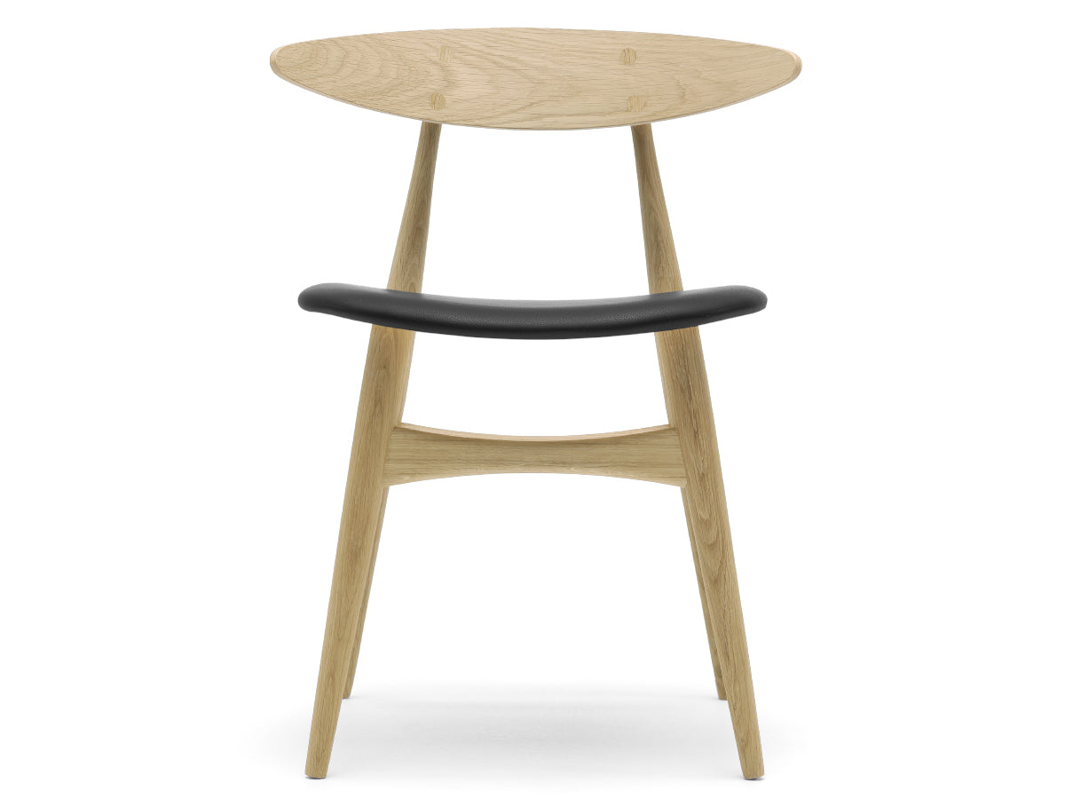 Carl Hansen CH33 Chair - Soaped Oak - Thor Leather