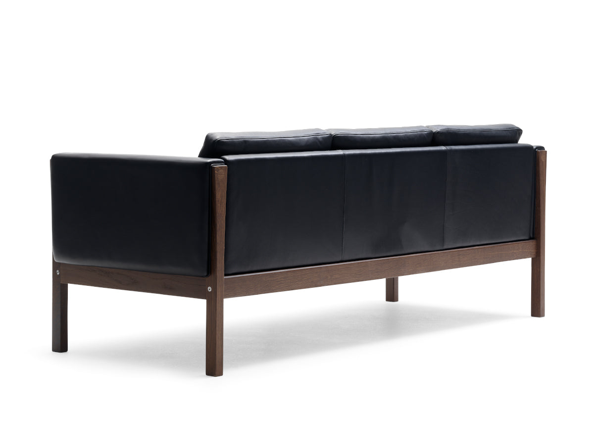 Carl Hansen CH163 Sofa | Thor 301 Leather | Walnut Oil - rear profile