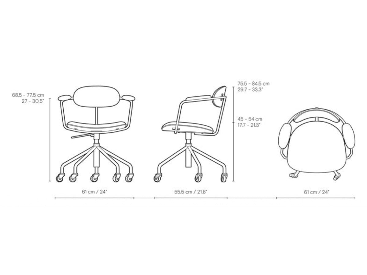 Carl Hansen CH621 Swivel Chair
