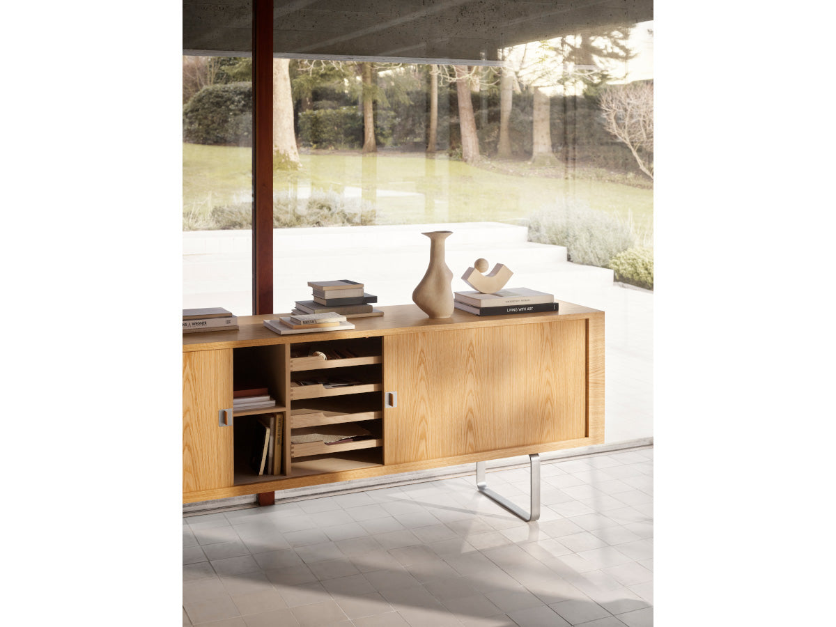 Carl Hansen CH825 Credenza Lifestyle with drawers open