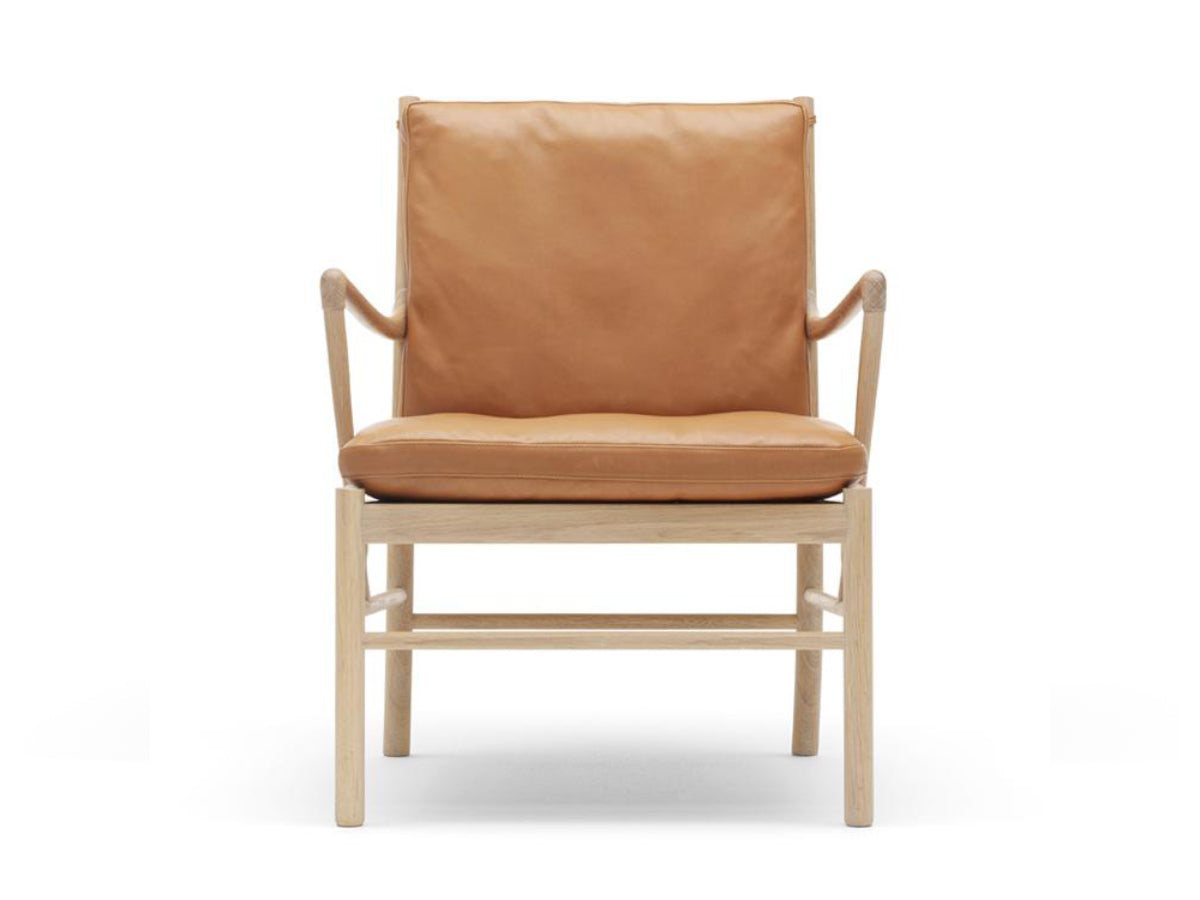 Carl Hansen OW149 Colonial Chair | SIF Leather | Oak Soap