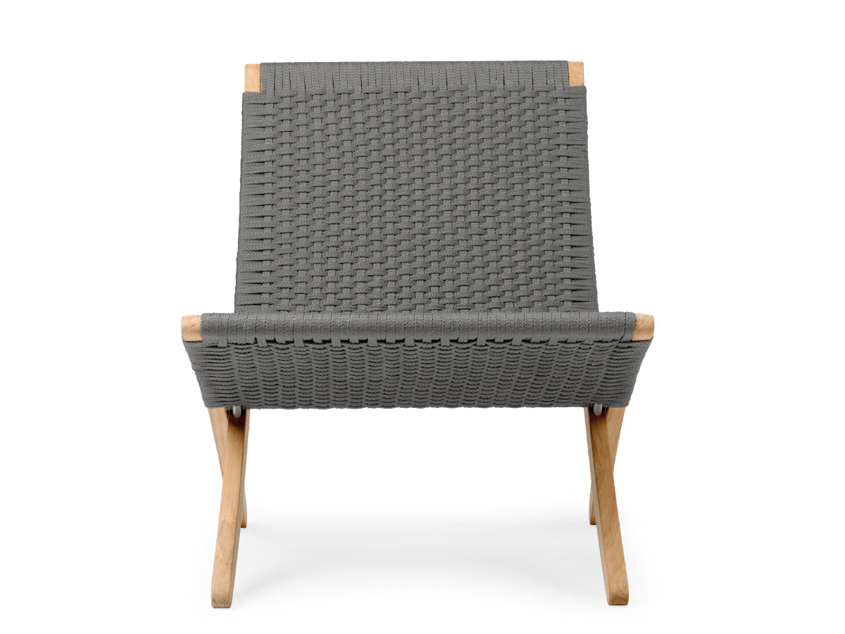 Carl Hansen MG501 Cuba Chair Outdoor | Charcoal Flatrope