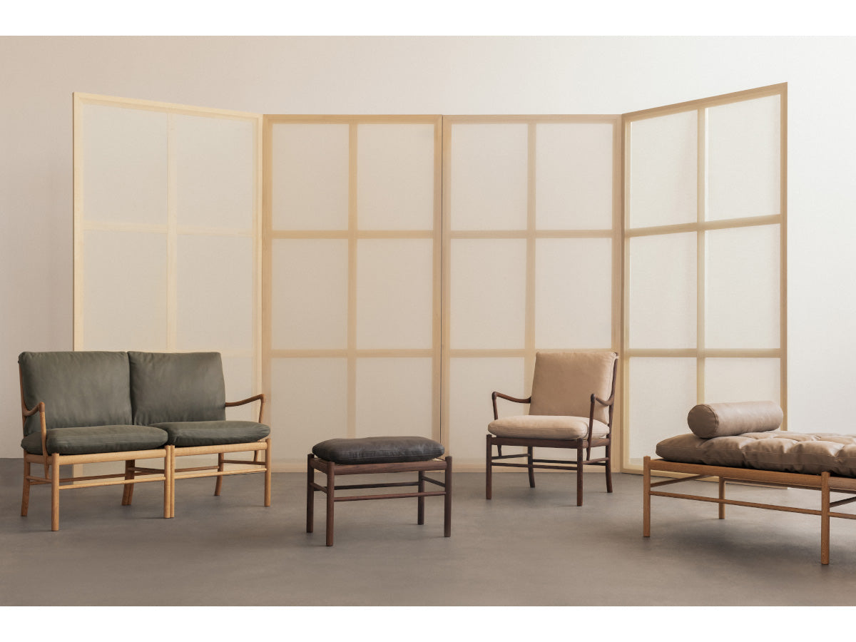 Carl Hansen OW149-2 Colonial Sofa - Terra Leather