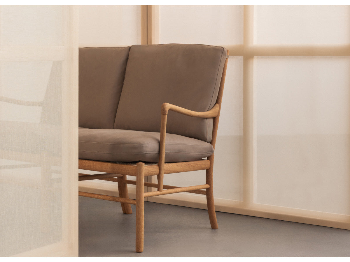 Carl Hansen OW149-2 Colonial Sofa - Terra Leather