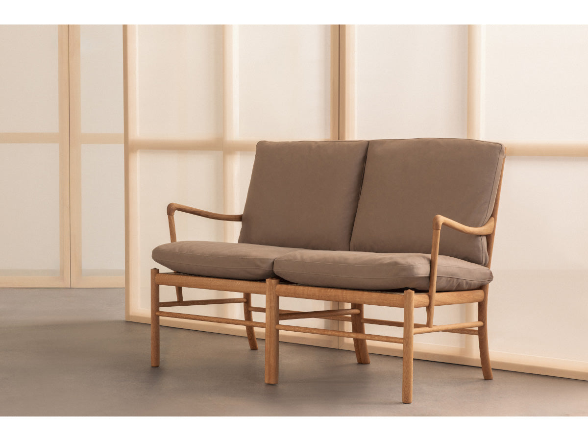 Carl Hansen OW149-2 Colonial Sofa - Terra Leather