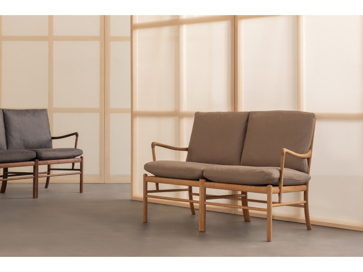 Carl Hansen OW149-2 Colonial Sofa - Terra Leather