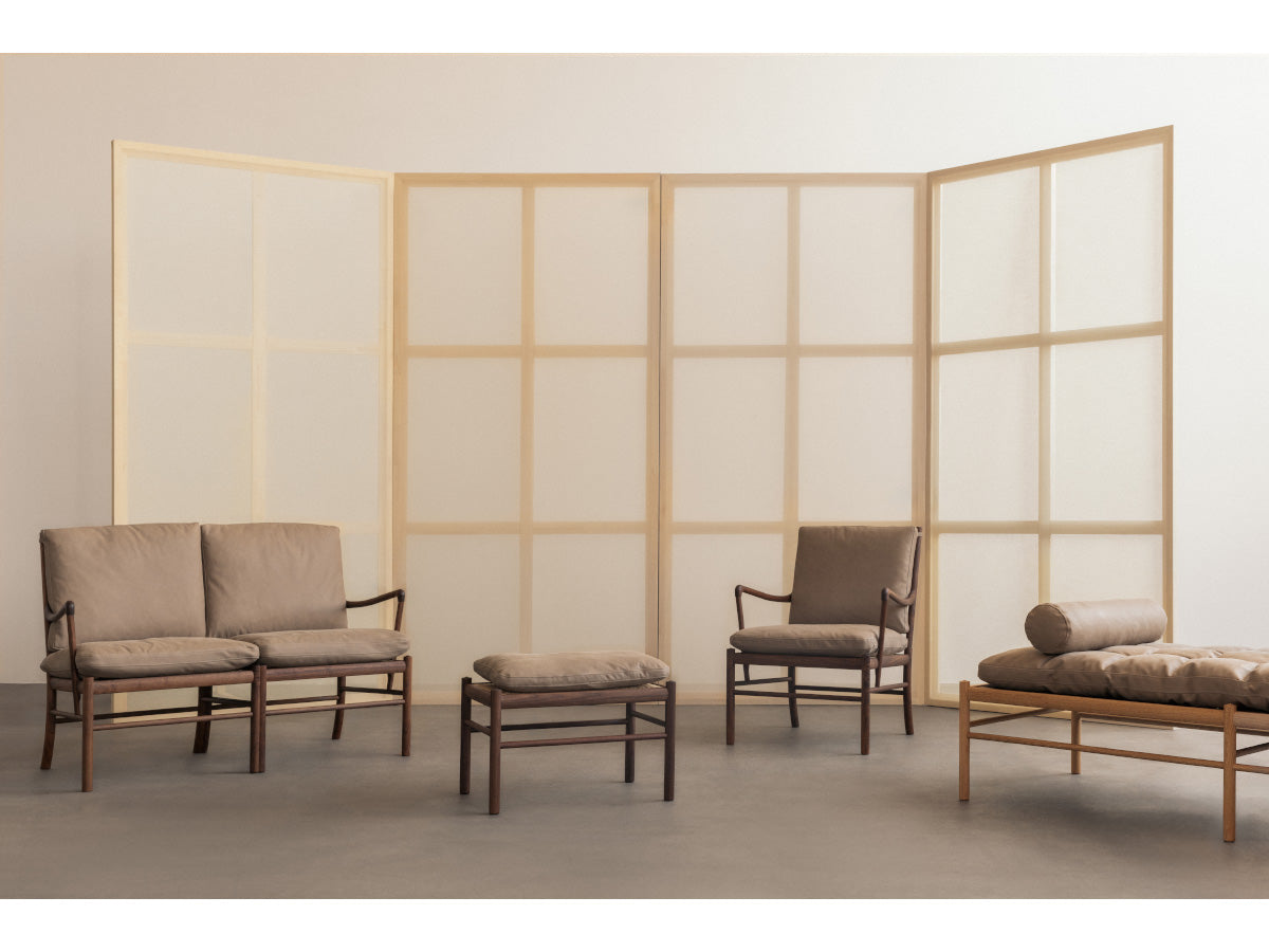 Carl Hansen OW149-2 Colonial Sofa - Terra Leather