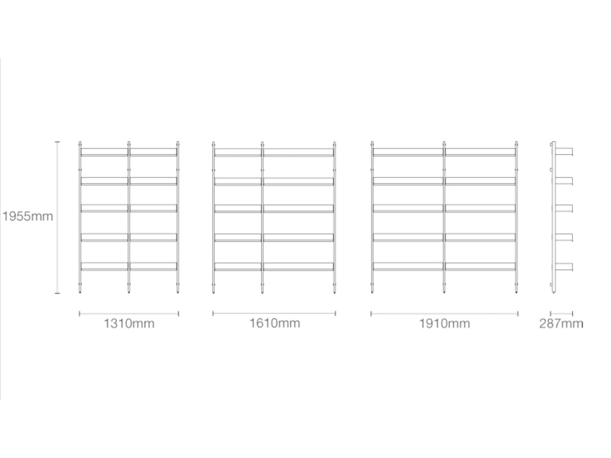 Case Slot Shelving Double