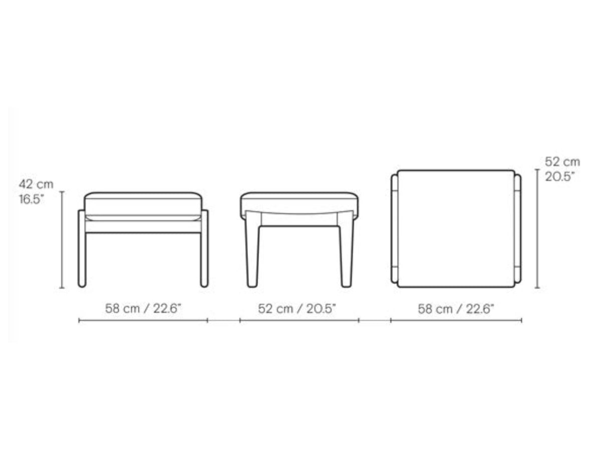 Carl Hansen CH290F Footstool