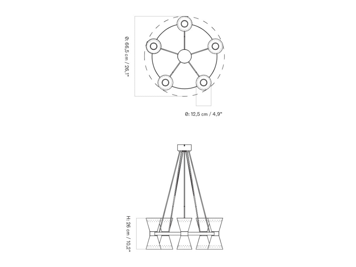 Audo Copenhagen Collector Chandelier 5