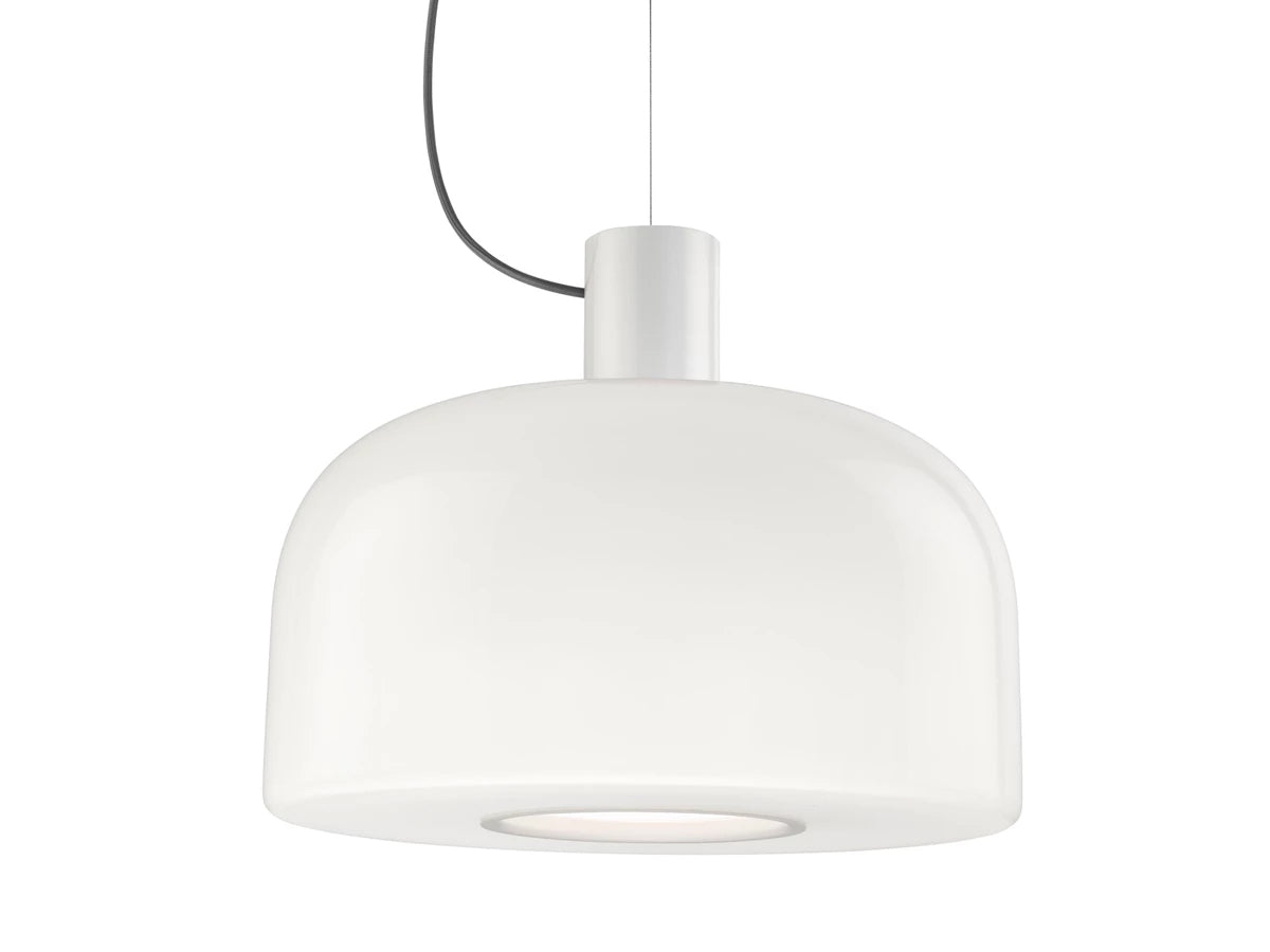 Flos Bellhop Glass Suspenson Light S2 White - Clearance