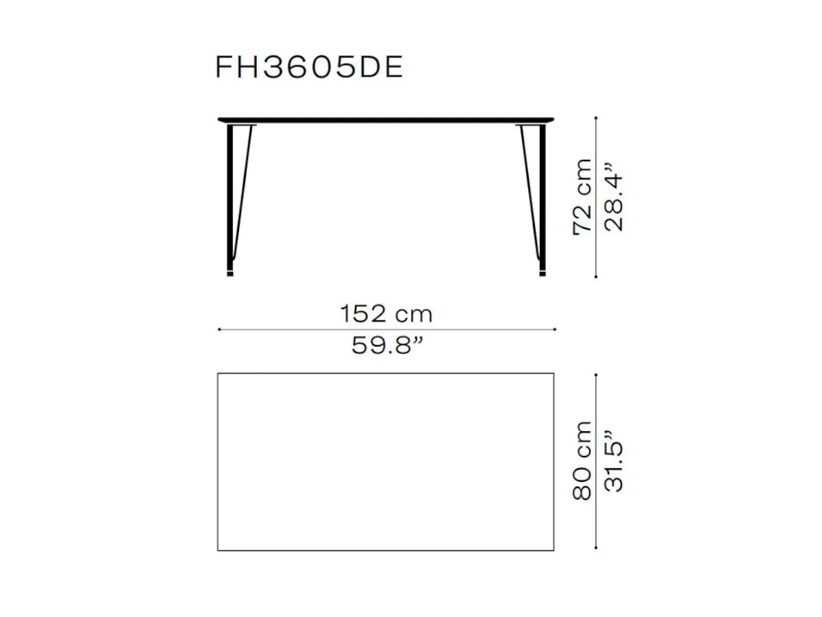 Fritz Hansen FH3605 Desk