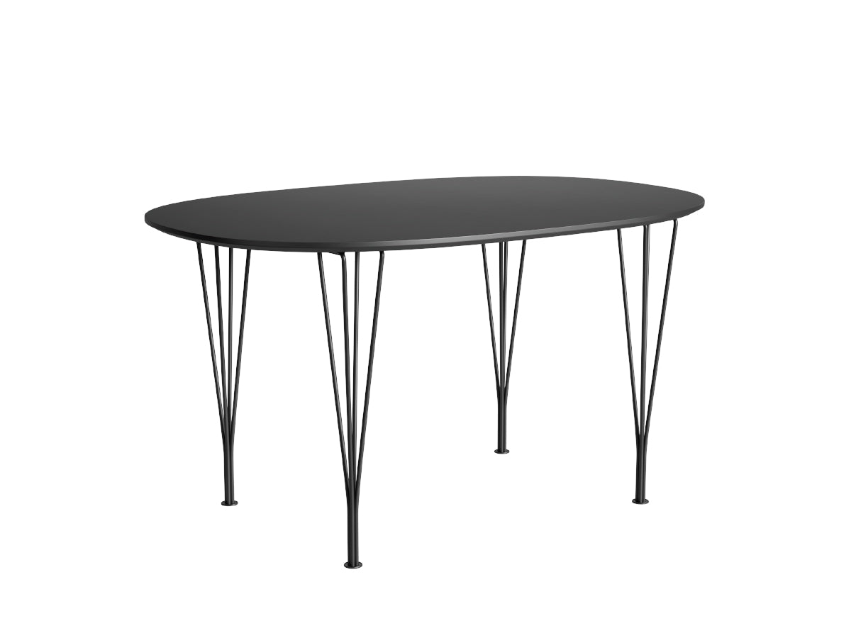 Fritz Hansen Superellipse Table - All Black