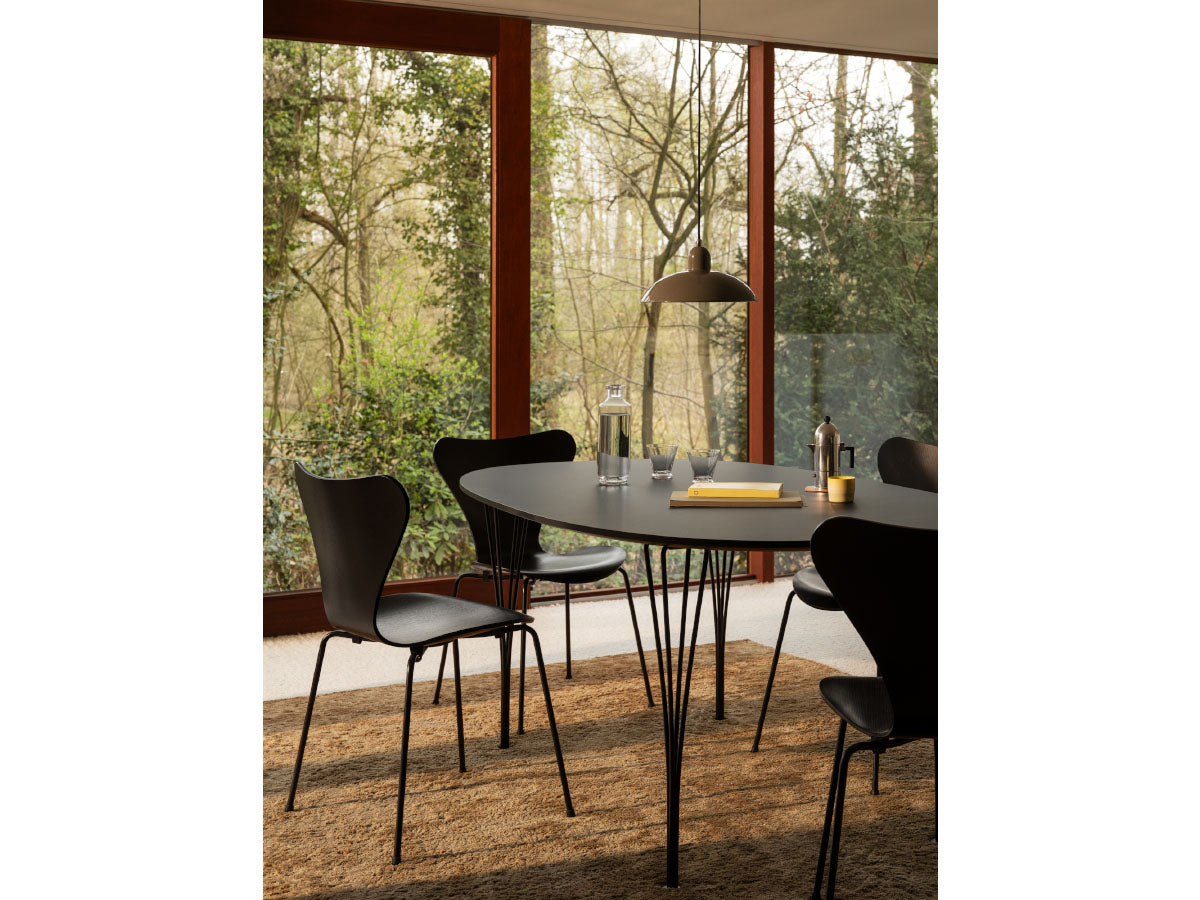 Fritz Hansen Superellipse Table - All Black