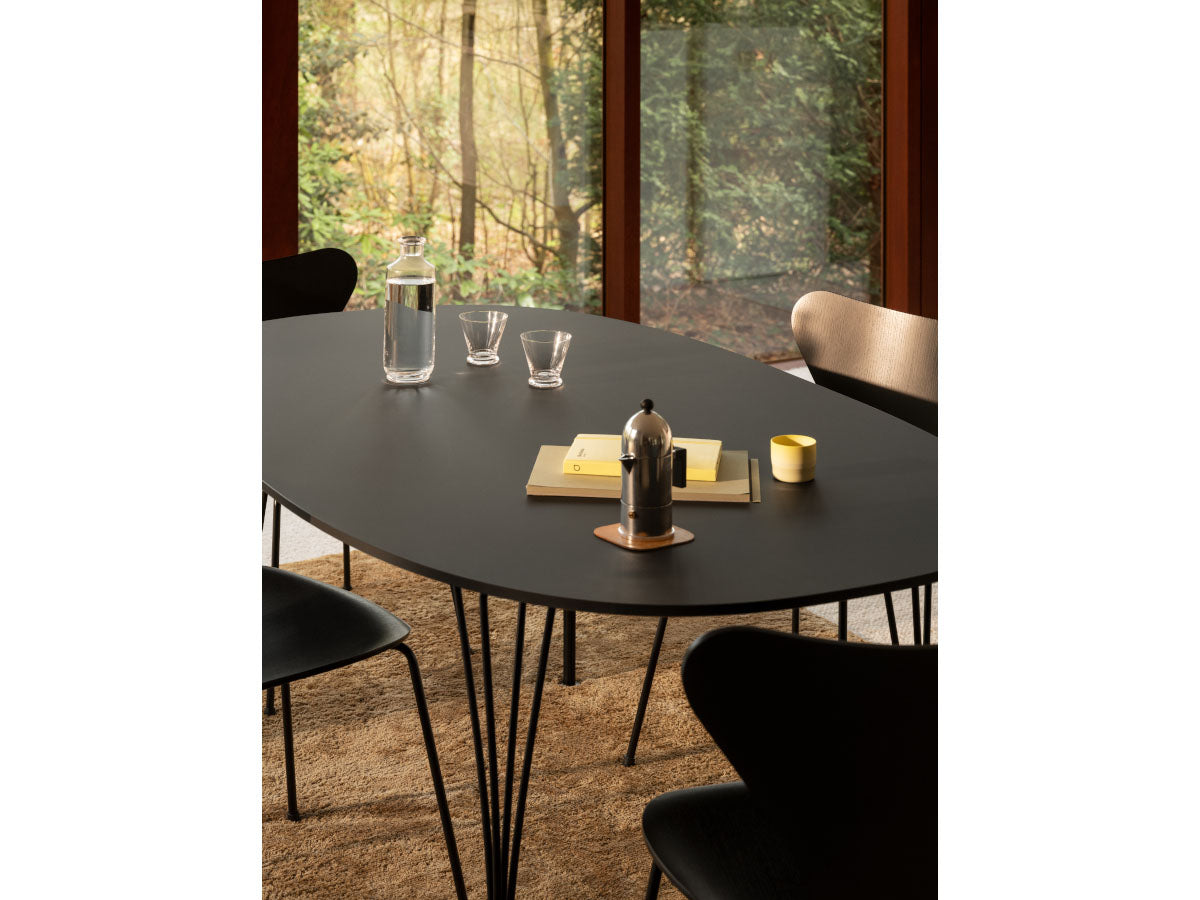 Fritz Hansen Superellipse Table - All Black