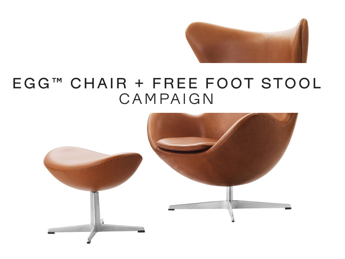 Fritz Hansen Egg Chair - Leather &amp; Free Footstool
