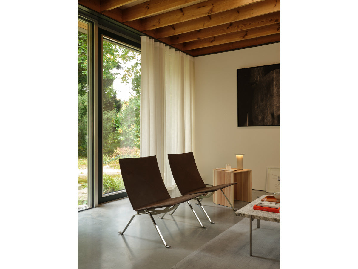 fritz hansen pk22 leather haze