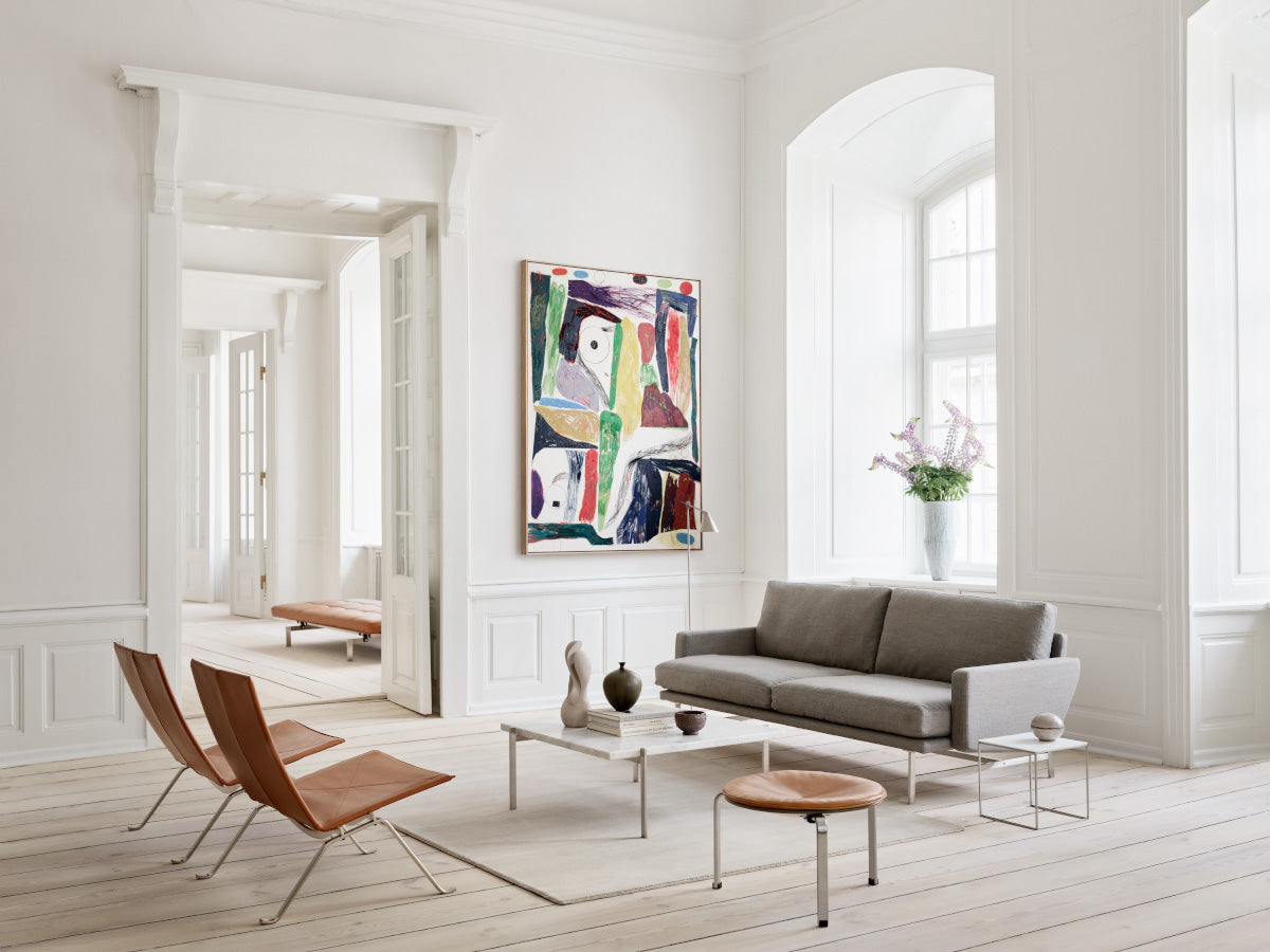 Fritz Hansen PK33 Stool - Leather