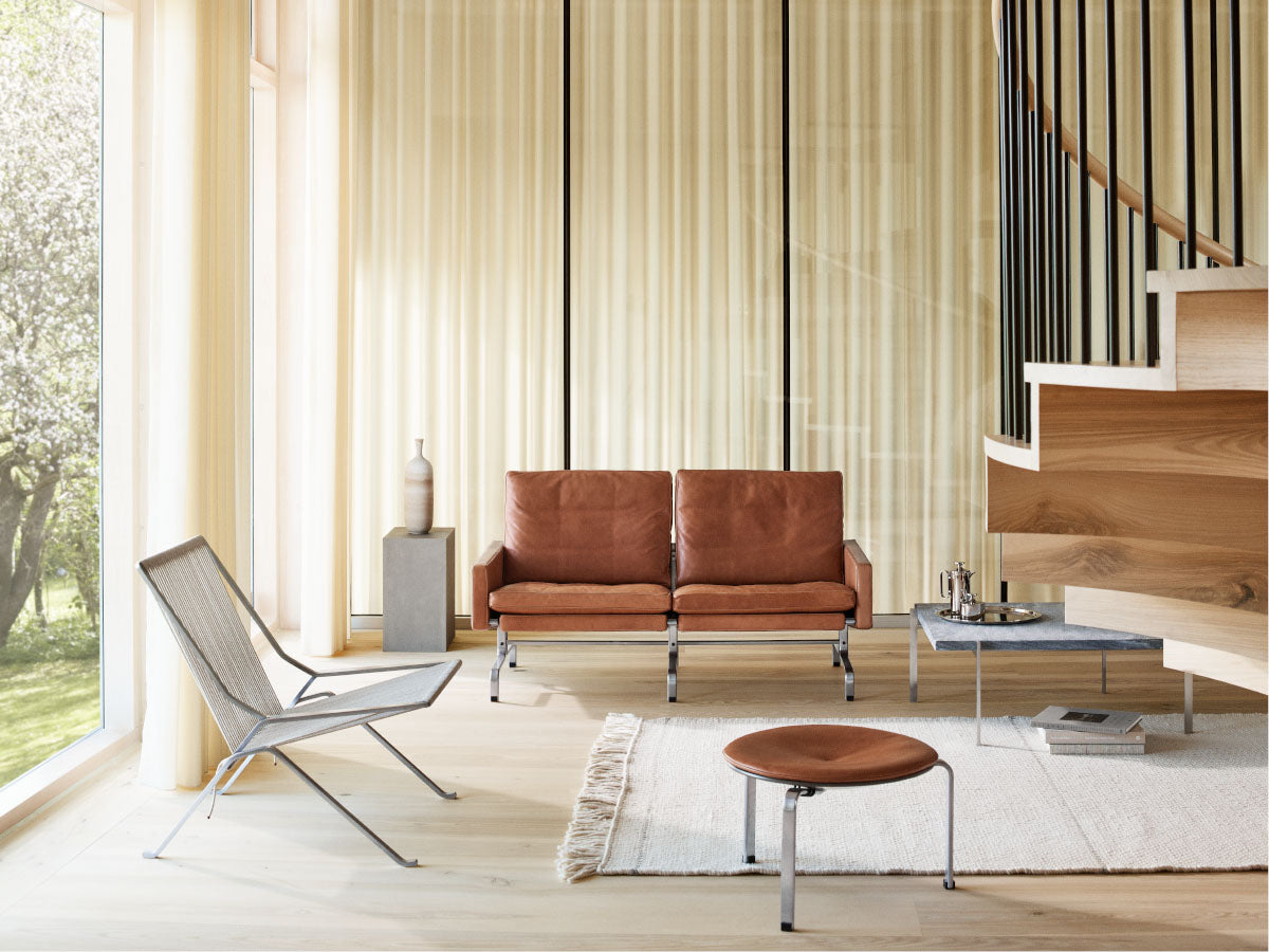 Fritz Hansen PK31/2 Two Seater Sofa