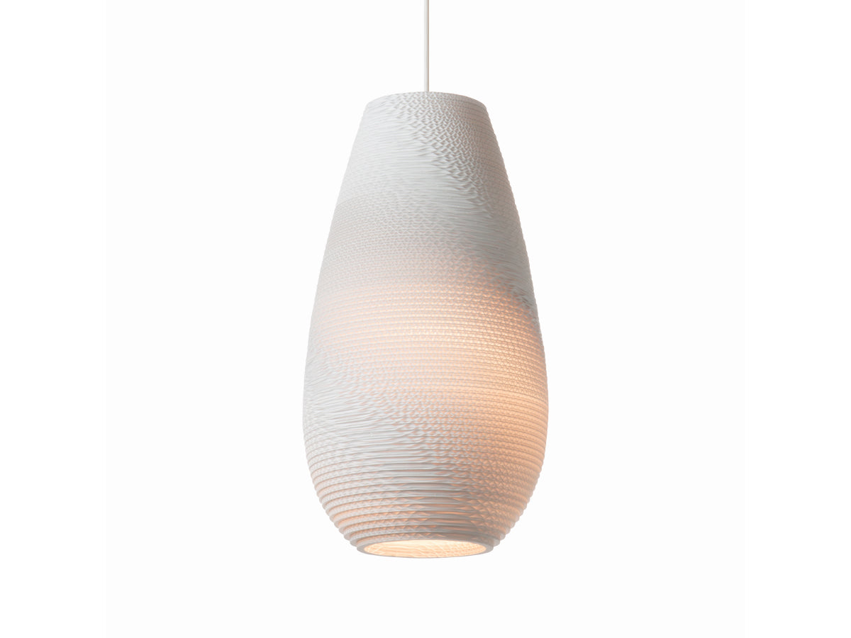 Graypants Scraplight Drop White Pendant Light