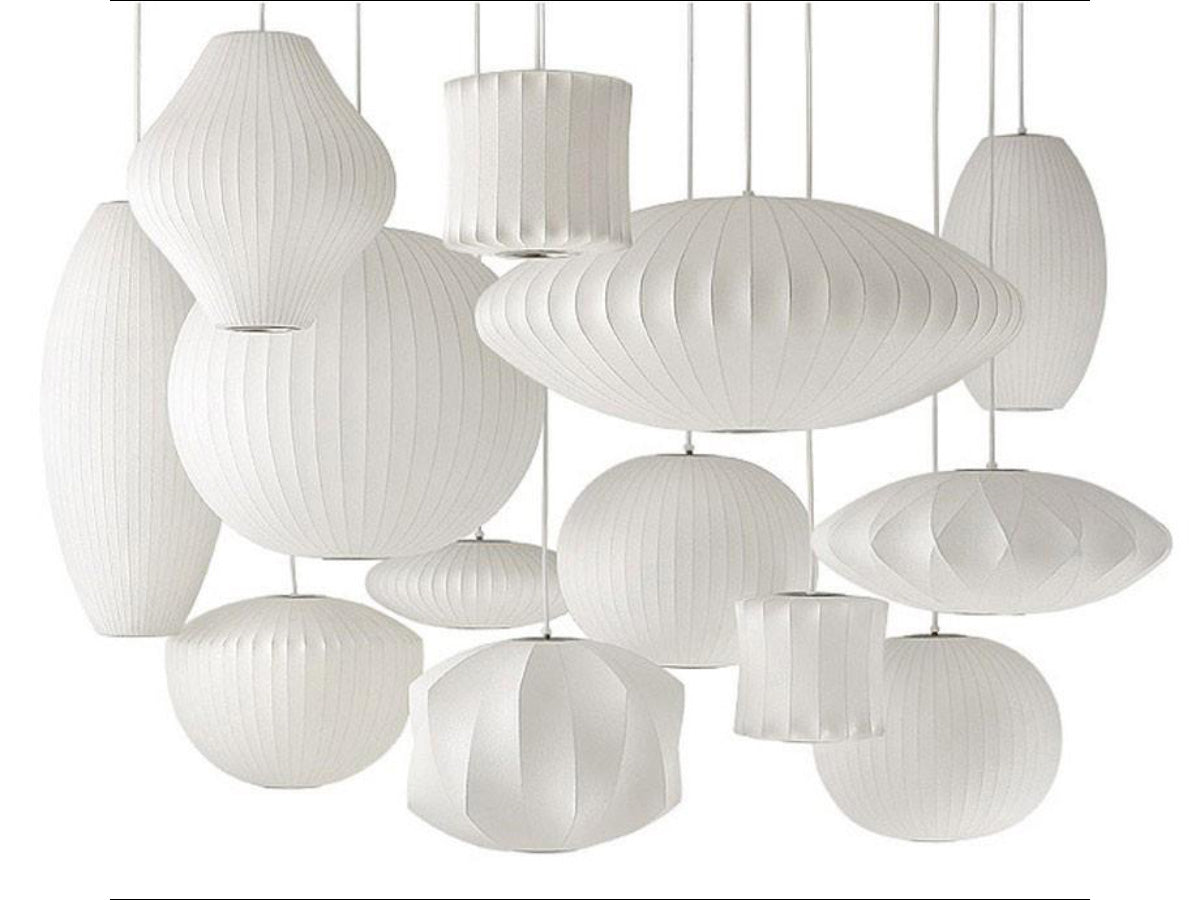 George Nelson Bubble Criss Cross Saucer Light Family 