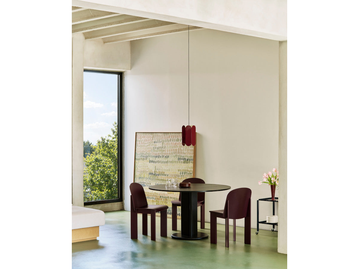 Hay Chisel 29 Round Table - 120cm with Chisel Chairs