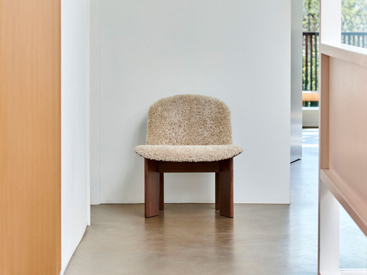 Hay Chisel Lounge Chair - Sheepskin