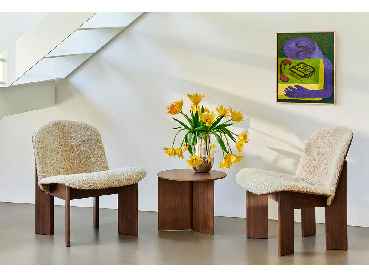 Hay Chisel Lounge Chair - Sheepskin