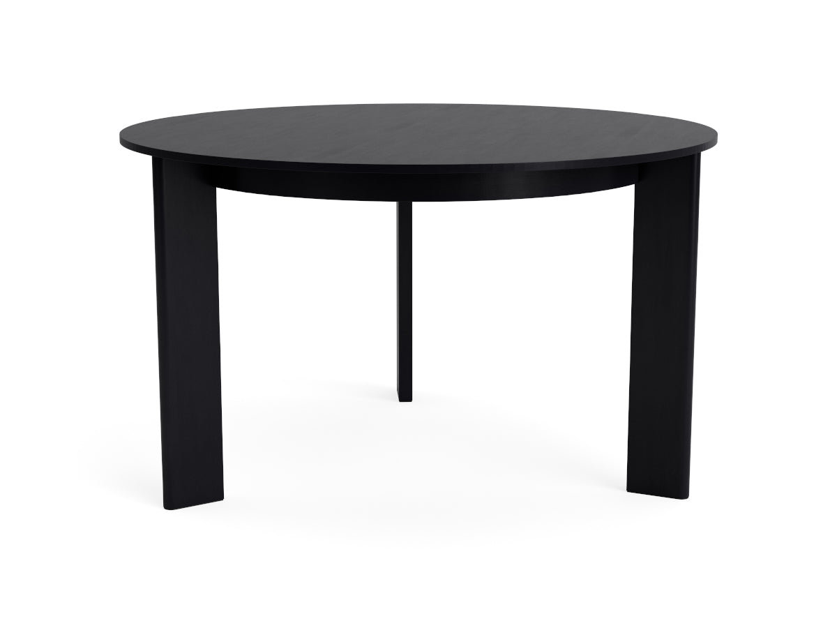 Hay Chisel 20 Round Table - Black - 127cm