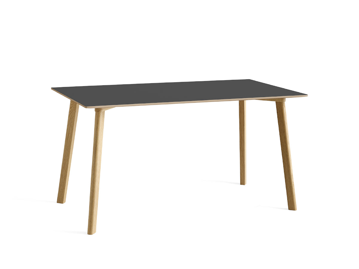 Hay Copenhague Deux CPH210 Table | Stone Grey Top | 140cm | Oak Lacquer Legs