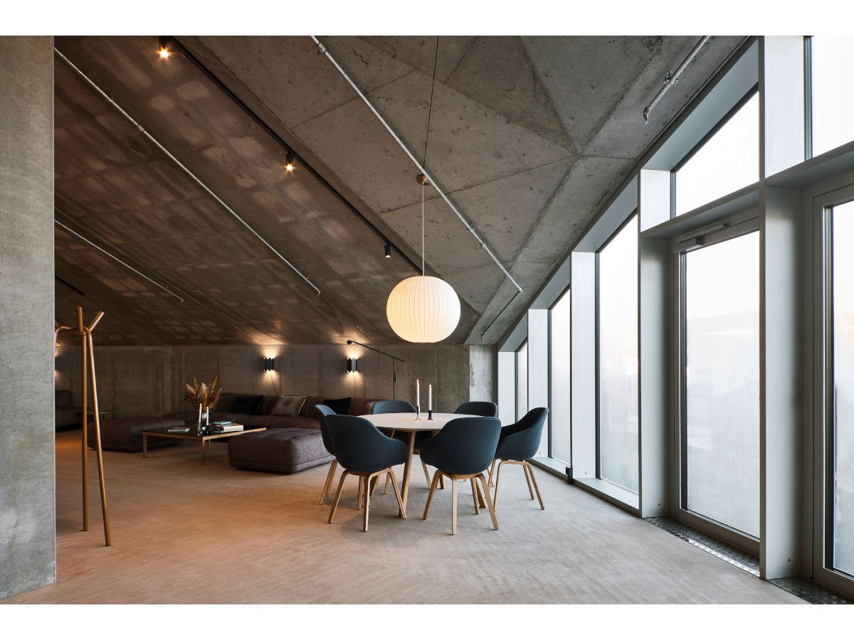 George Nelson Bubble Ball Suspension Light | Lifestyle - Loft Living Concrete