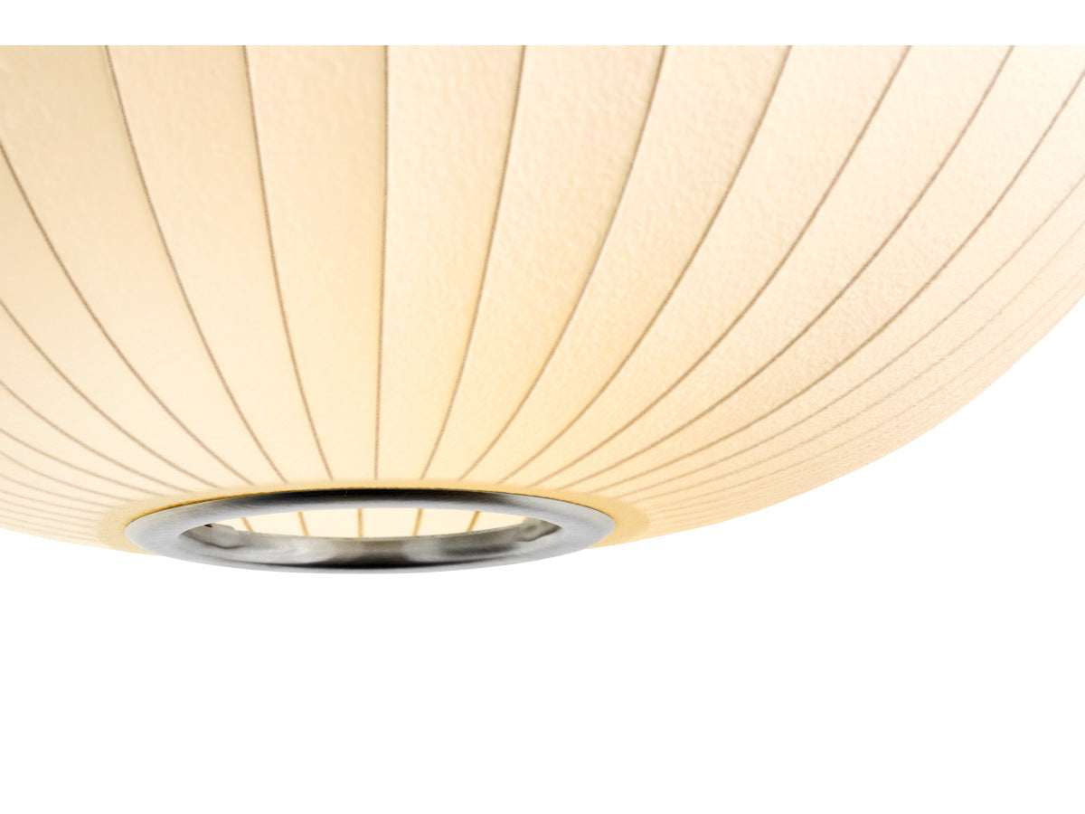 George Nelson Bubble Ball Suspension Light | Small | Turned On - Detail