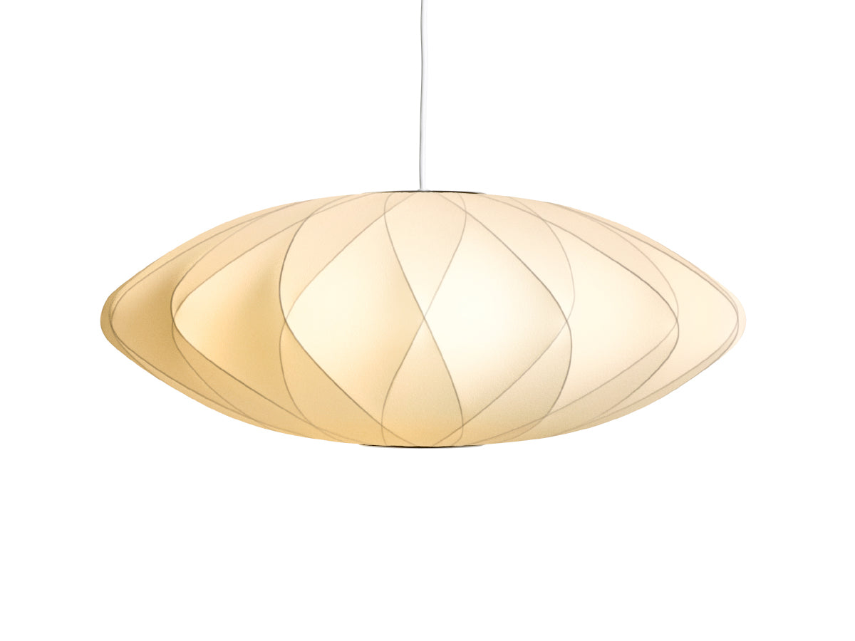George Nelson Bubble Criss Cross Saucer Light | Medium - Turned On