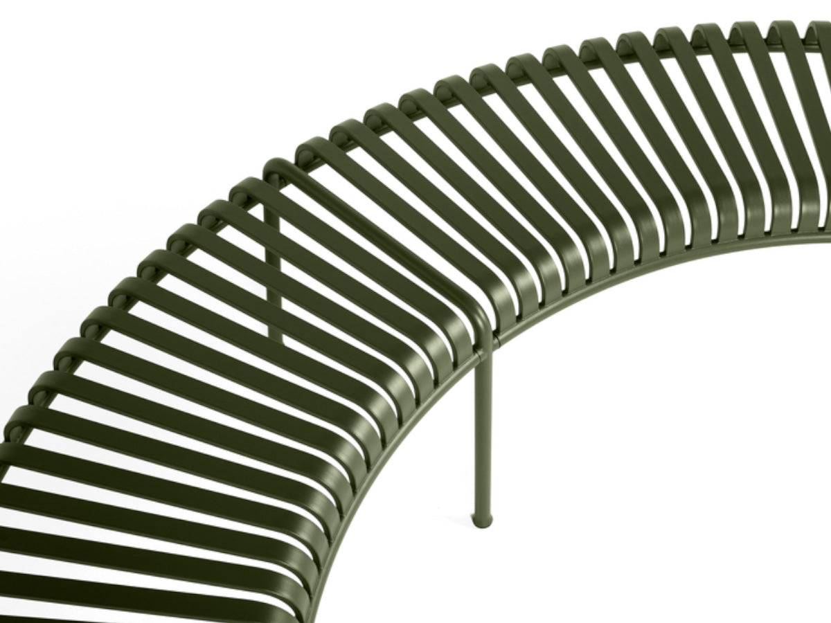 Hay Palissade Park Bench with Middle Leg