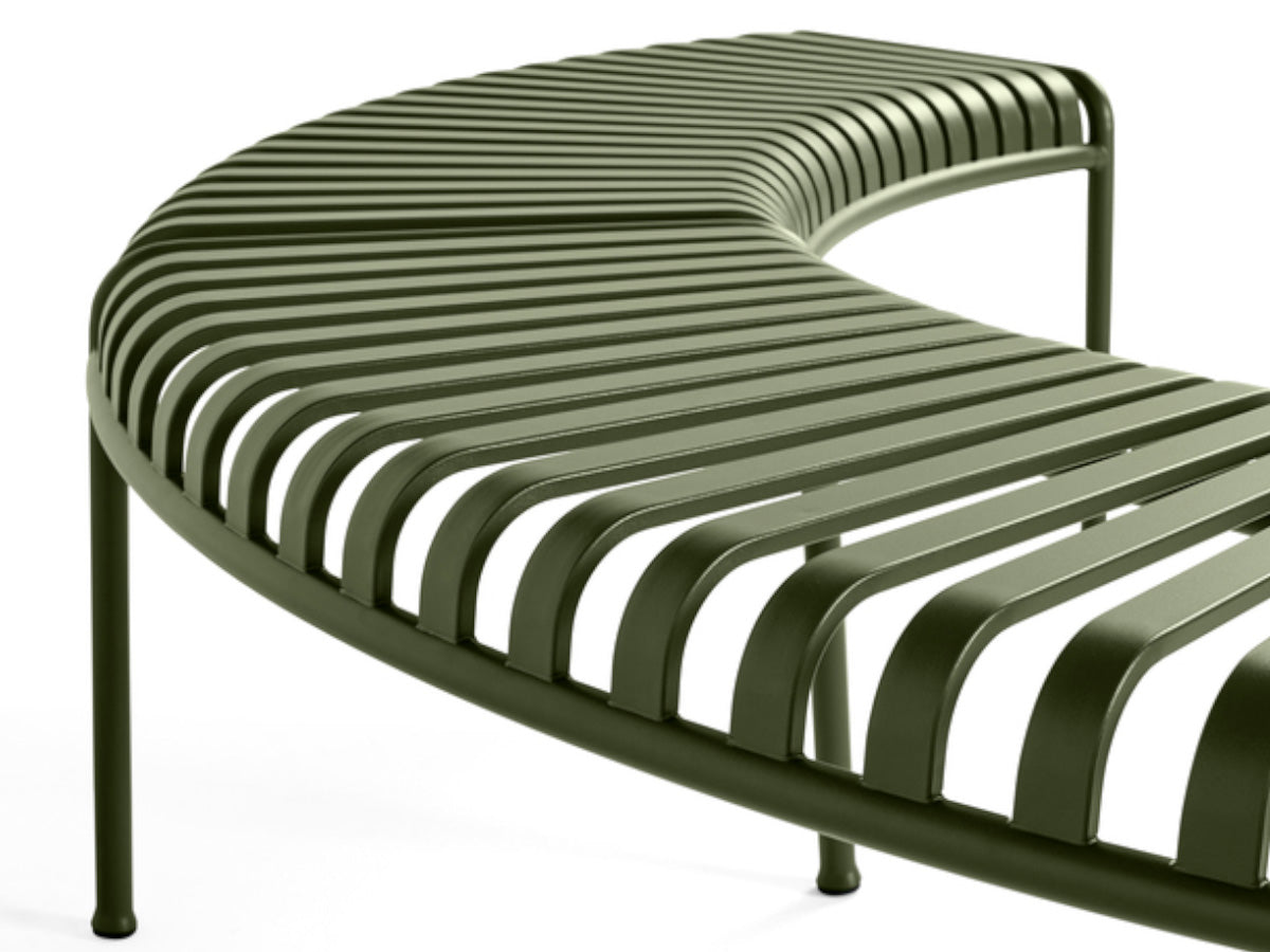 Hay Palissade Park Bench with Middle Leg