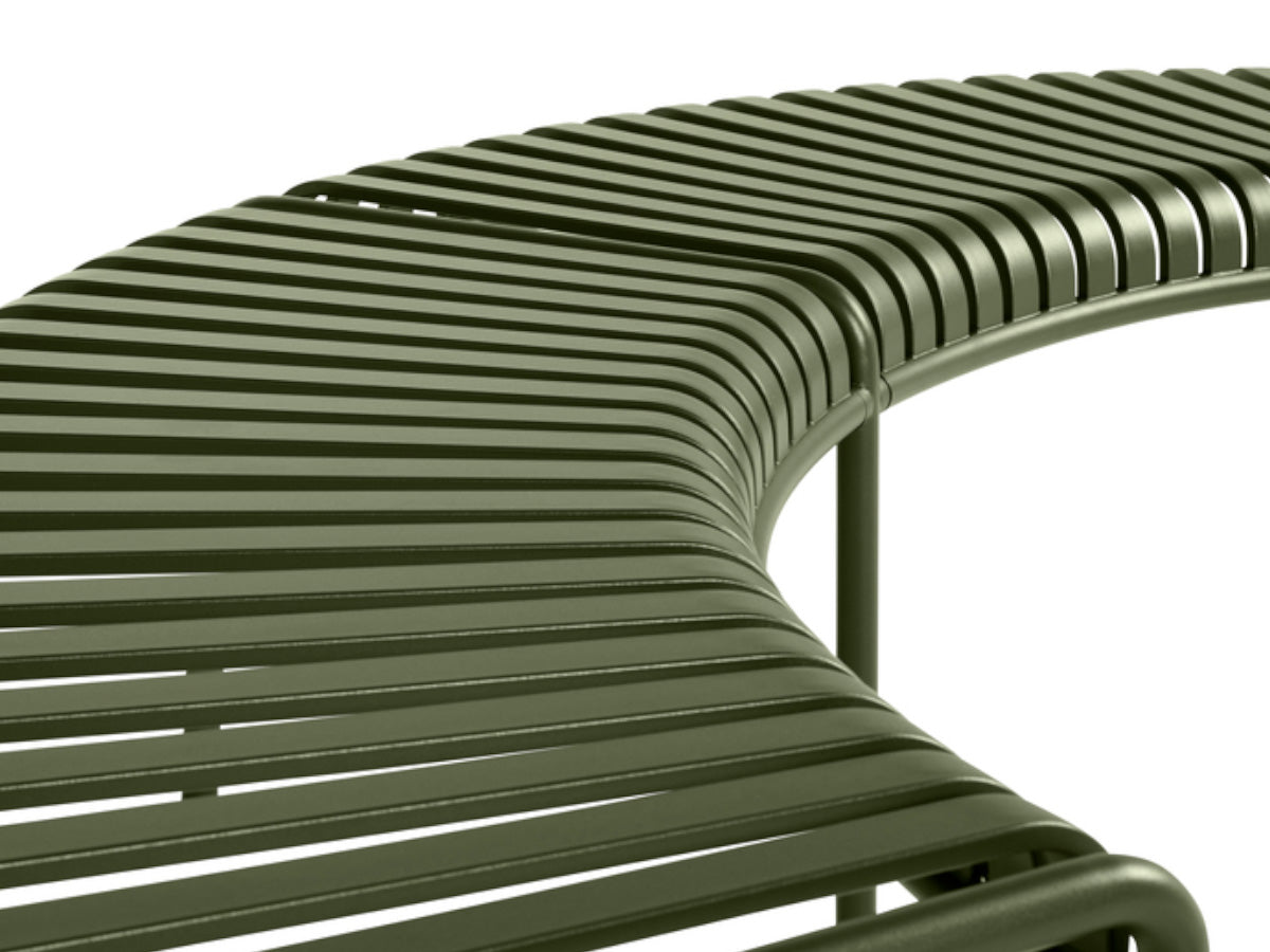 Hay Palissade Park Bench with Middle Leg