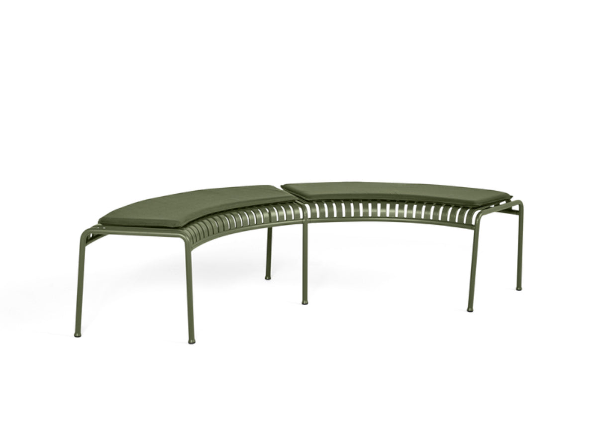 Hay Palissade Park Bench with Middle Leg